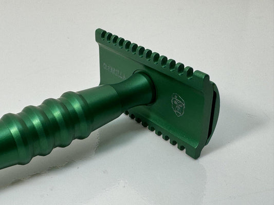 Grinza Razor Anodized Aluminum – GUERRILLA RAZORS