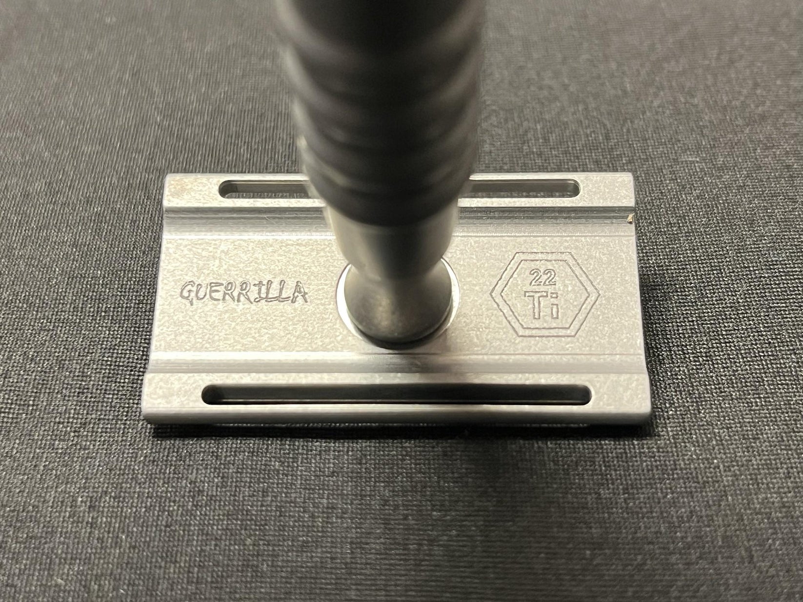 Grade 5 Titanium - Complete Razor - 2 Base Plates – GUERRILLA RAZORS