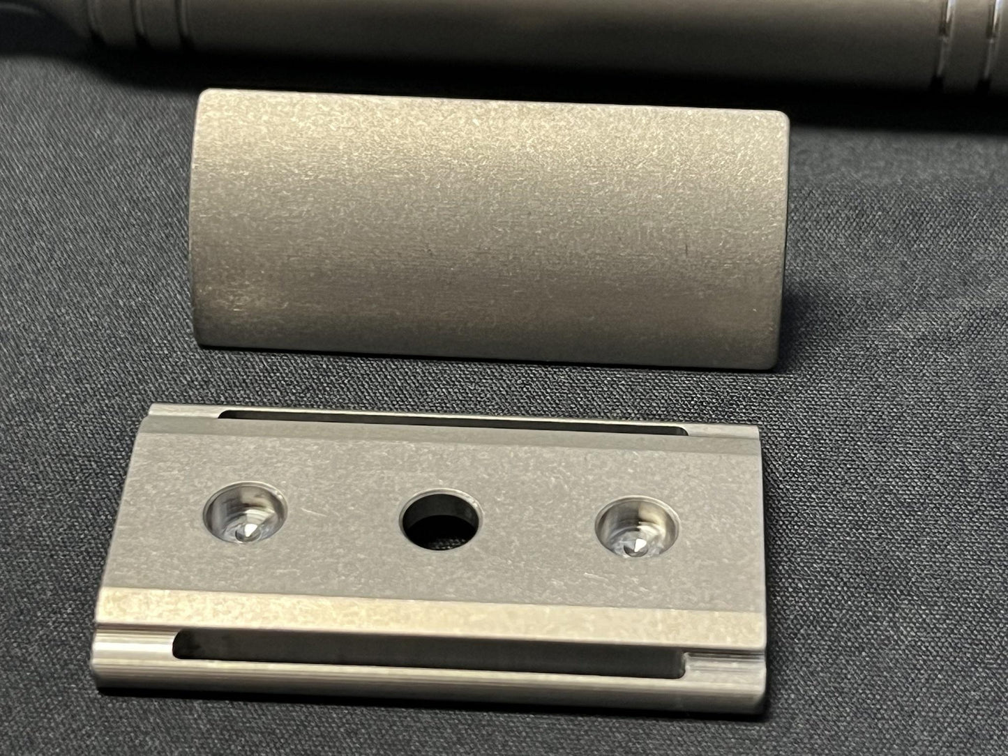 316L Stainless Steel - Complete Razor - 2 Base Plates